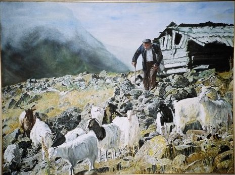 Köroğlu Dağlarında Çoban
Teknik:Tuval Üzeri Yağlı Boya
Ölçü:60x80 cm
Fiyat:3.000 TL