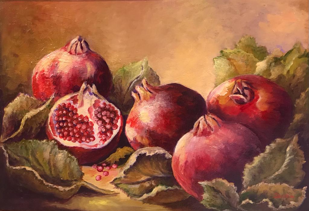 Saliha Bozkurt, Tuval Üzeri Yağlı boya, 35x50 cm, 3.500 ₺ + KDV